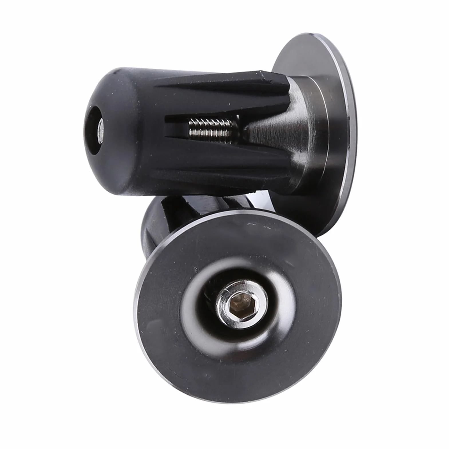 MAGT Wtyczki do kierownicy rowerowy, 2 szt. uniwersalne kolorowe aluminiowe uchwyty rowerowy