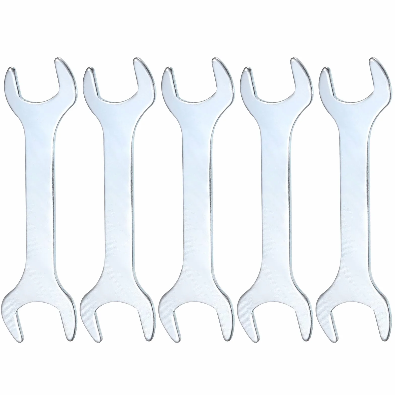 QUARKZMAN 5 sztuk podwójnych kluczy płaskich 17 mm x 19 mm metryczny ocynkowany