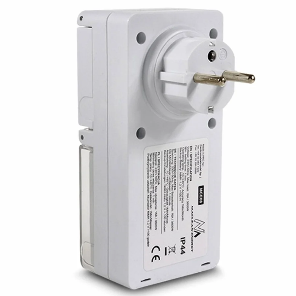 Maclean Energy - Maclean MCE08 Zewnętrzny timer cyfrowy 10 programów