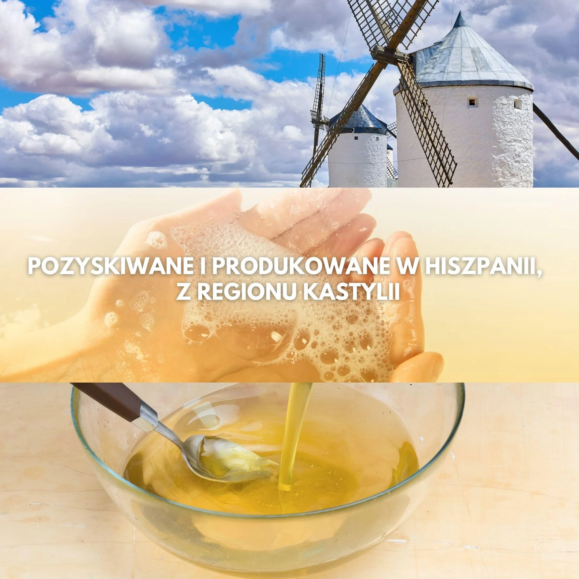 Mydło Organiczne Castile 2L | W 100% Naturalne z Oliwy z Oliwek | Wielofunkcyjne: Ciało, Włosy, Dom | Bez Siarczanów i Perfum | Nietestowane na Zwierzętach, Wegańskie