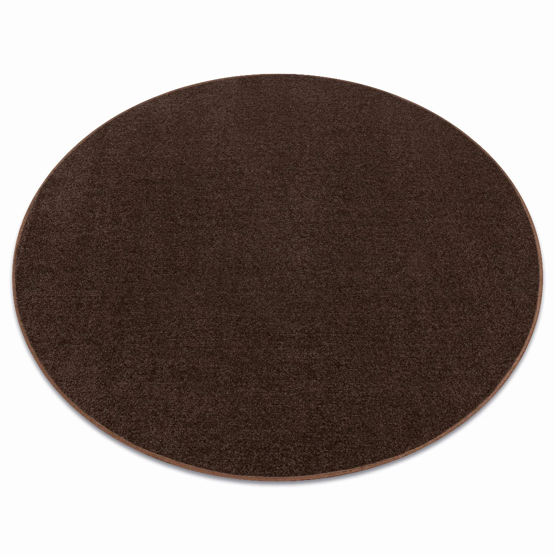 Dywan okrągły Eton brązowy 150 cm