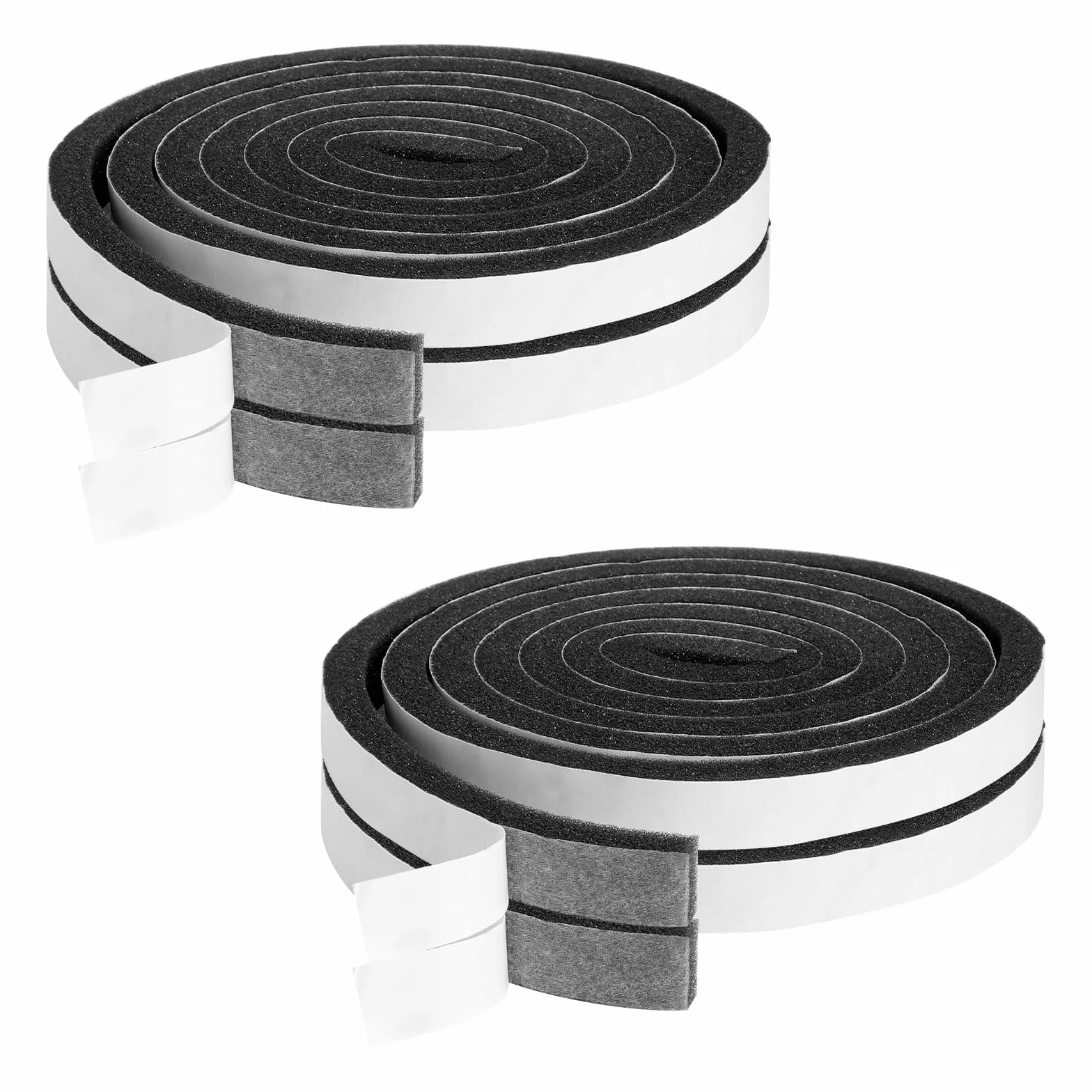Taśma uszczelniająca samoprzylepna piankowa 15 mm x 10 mm x 8 m, wodoszczelna, izolacja akustyczna