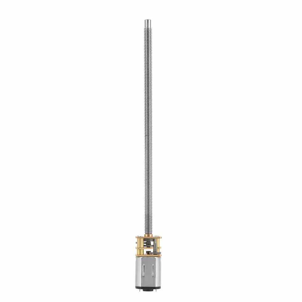 Silnik Redukcyjny DC 6/12V Mikrosilnik Elektryczny 30 RPM z Długim Wałem M4x100mm do RC Pojazdów