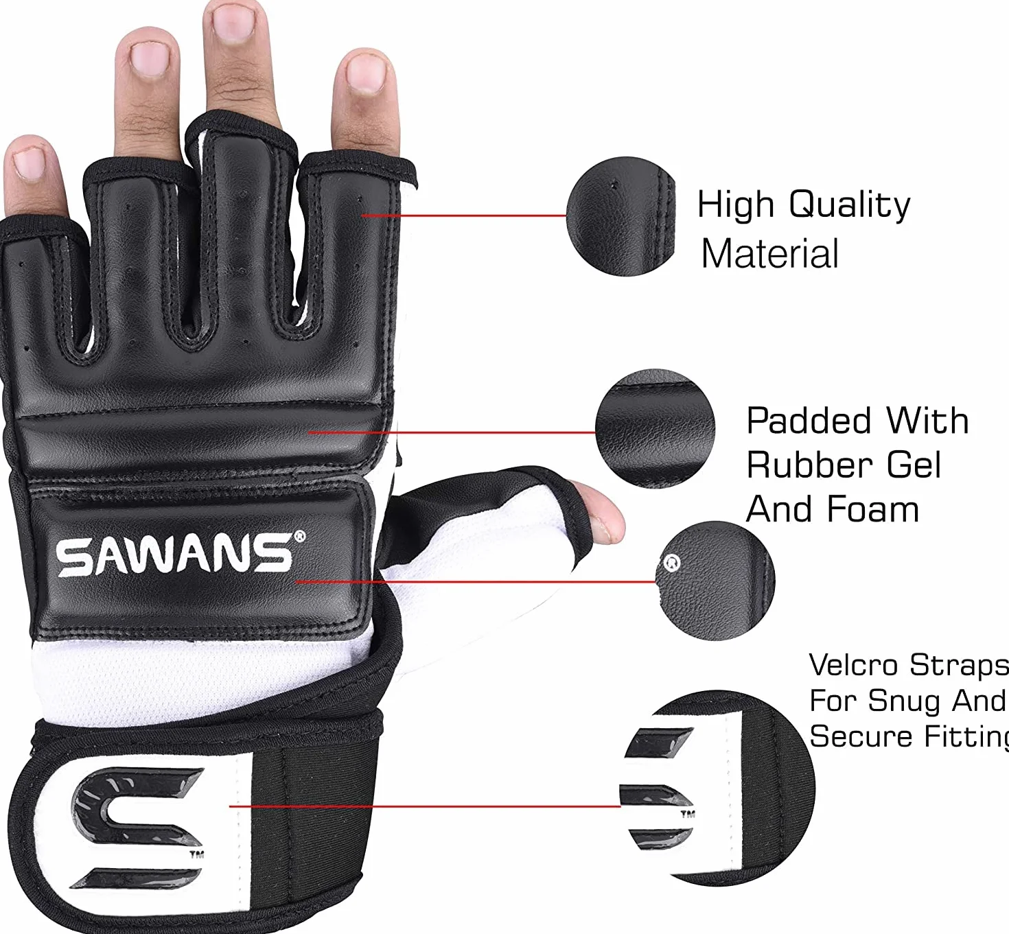 SAWANS Worek bokserski rękawice bokserskie rękawice do karate MMA ciało walka taekwondo trening sztuki walki walka grappling muay thai