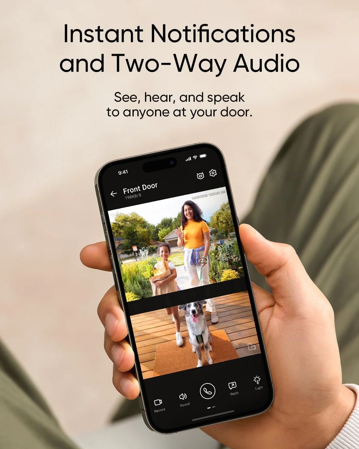 Eufy Security Video Doorbell E340 Podwójne kamery Bezprzewodowa 2K Full HD przewodowa lub bateryjna kolorowy noktowizor bez opłaty miesięcznej