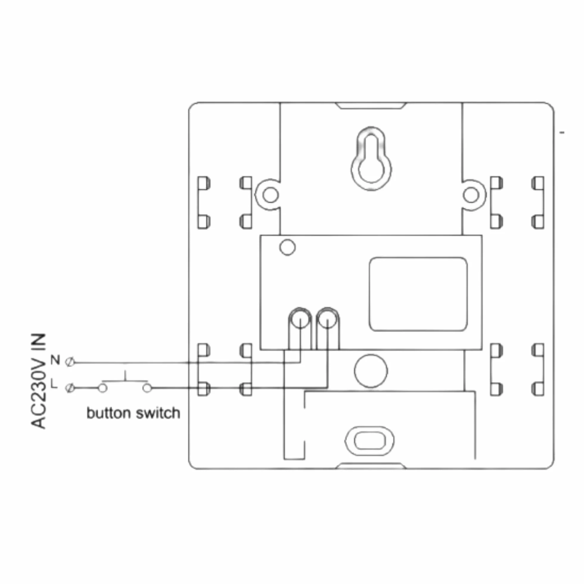 ORNO QUARTO AC Dzwonek Elektromechaniczny Dwutonowy 230V AC 80dB Czarny