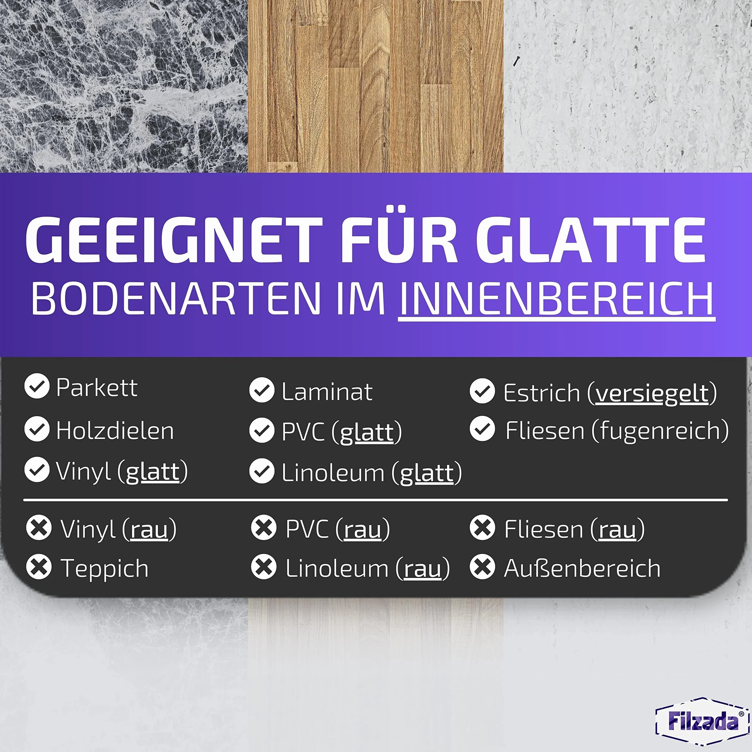 Filcowe podkładki na gwoździe Ø 24 mm brązowe ślizgacze do mebli