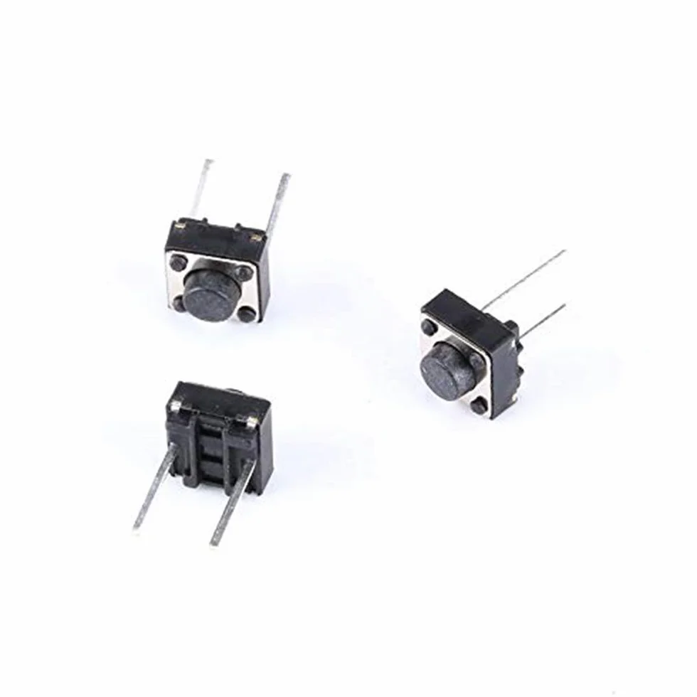 Przełącznik taktowy DIP 2-pinowy 6x6x5 mm PCB chwilowy przycisk