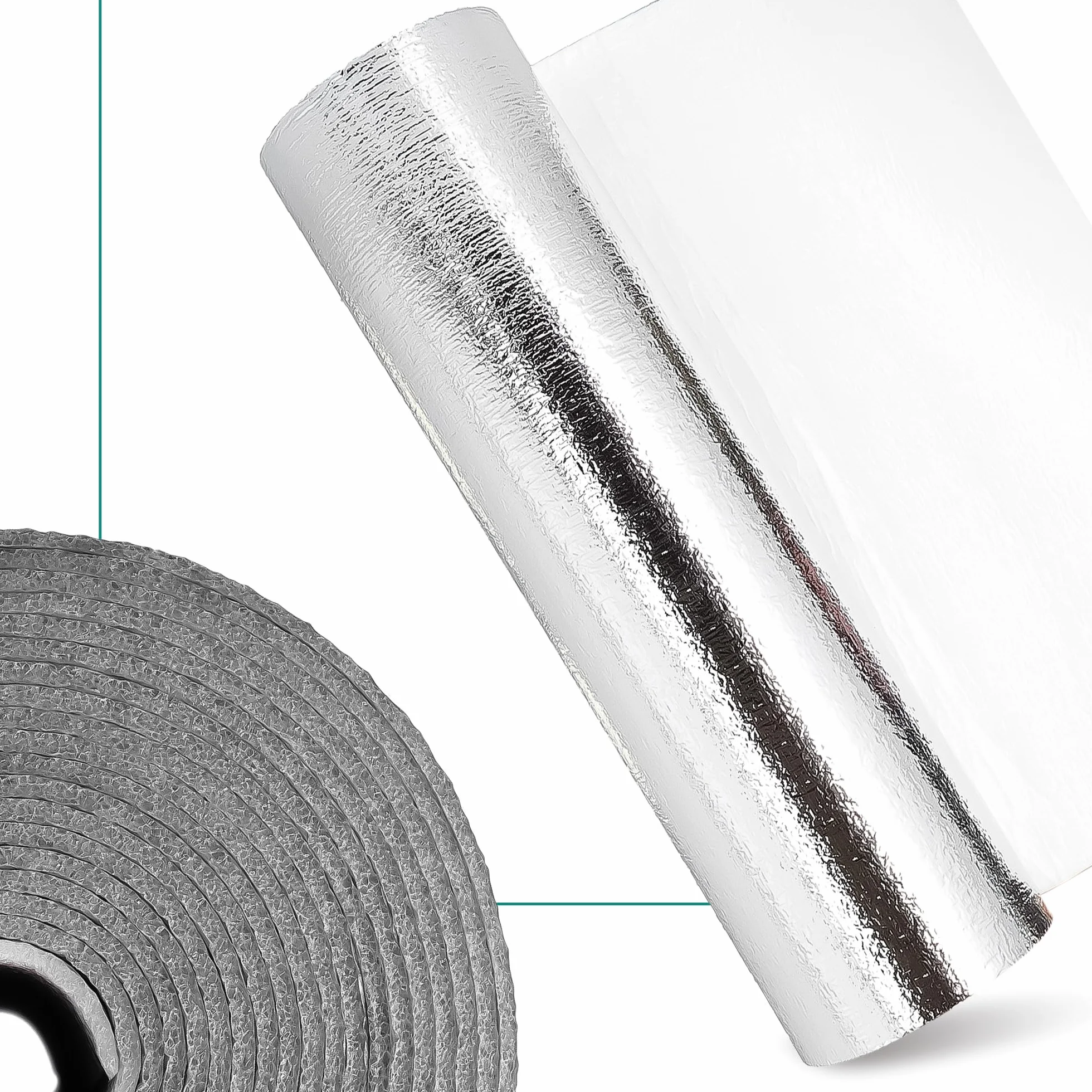 Millto Ekran Zagrzejnikowy Mata Aluminiowa 5m Pianka Termoizolacyjna Izolacja Ścienna Folia Odblaskowa