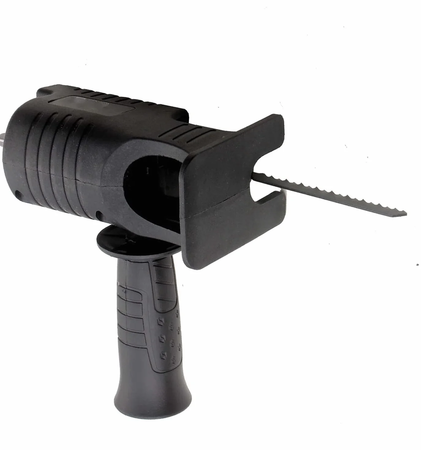 Adapter do Piły Szablastej Zdejmowana Ręczna Wiertarka Elektryczna Głowica do Konwersji Piły Łańcuchowej z 3 Ostrzami do Drewna, Twardego Plastiku