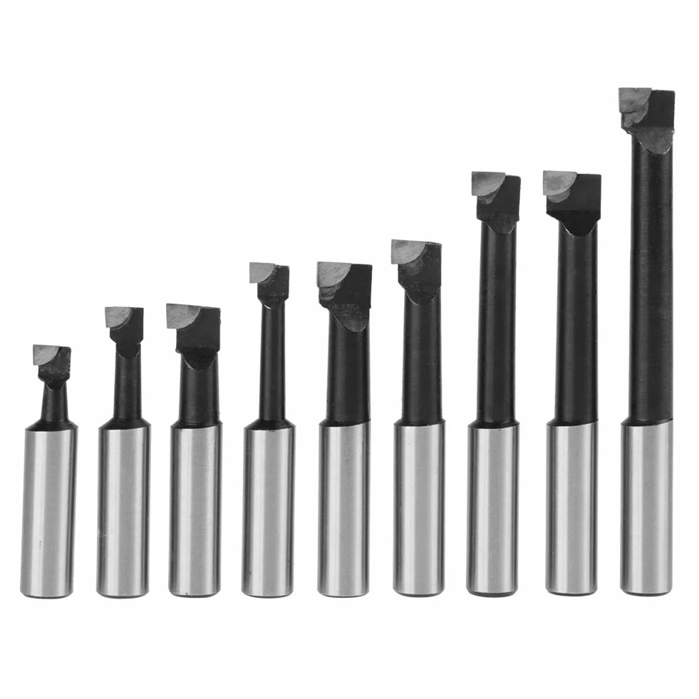 Bohrkopf SET MT2 M10 50mm 12mm Bohrstangen Deichselgewindefräsmaschine Zubehör