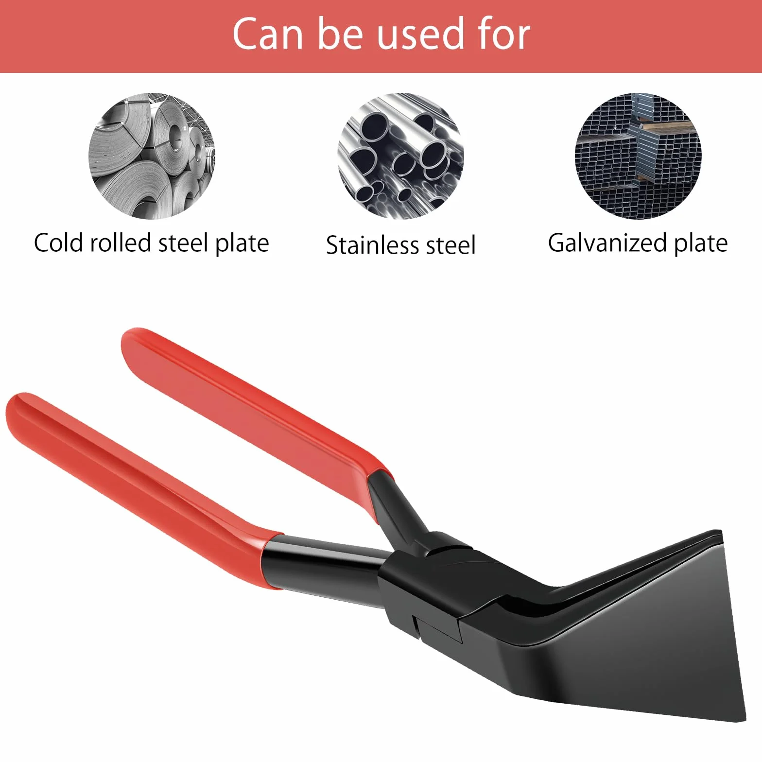 Szczypce gięte pod kątem 45° szerokość 60 mm do gięcia blachy APOMOONS