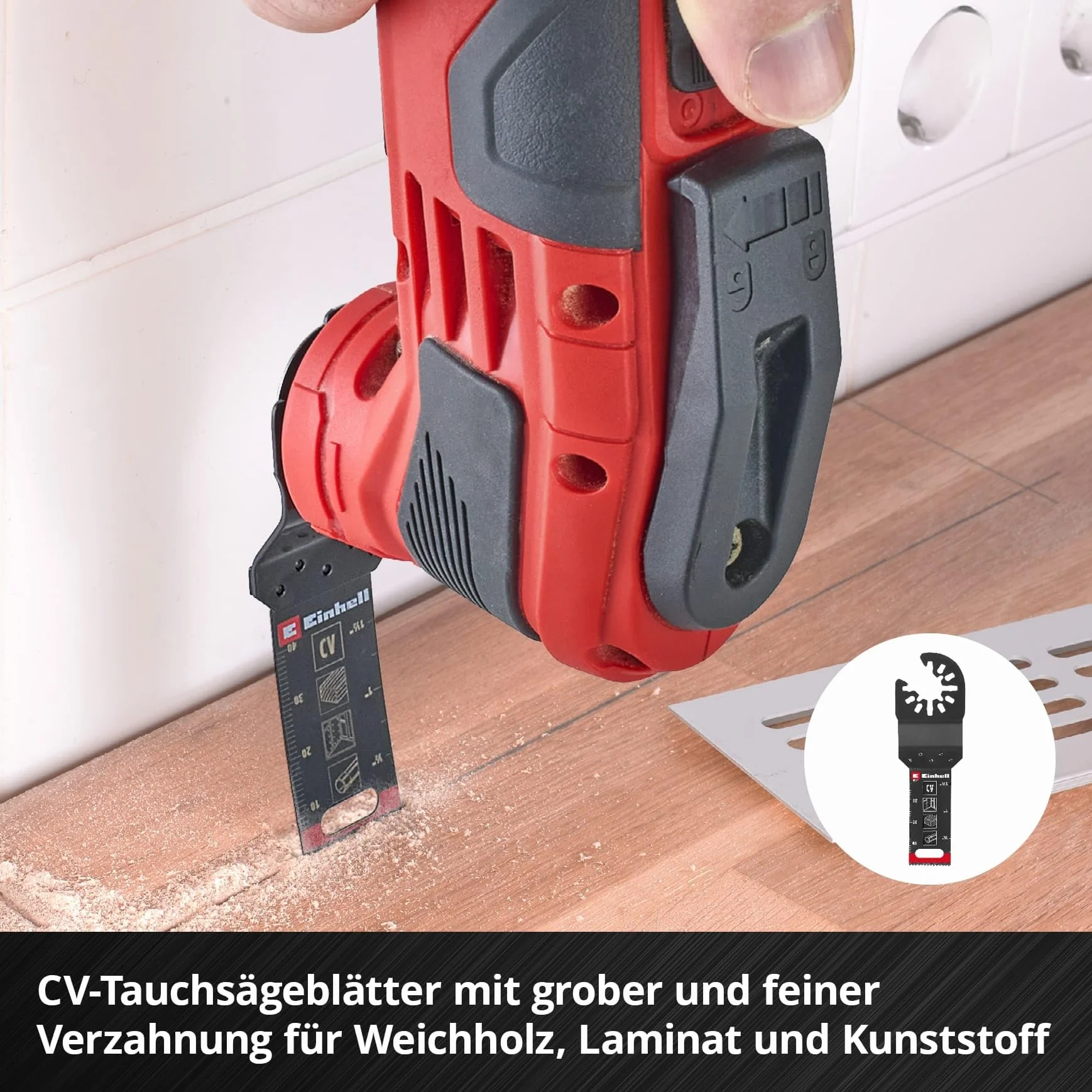 Einhell XL-Plus-CASE 35-częściowy zestaw narzędzi wielofunkcyjnych HCS brzeszczoty