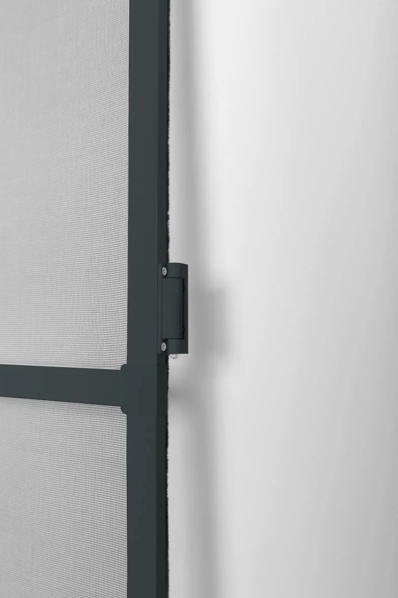 Schellenberg moskitiera na drzwi balkonowe 100 x 210 cm antracyt 14 mm