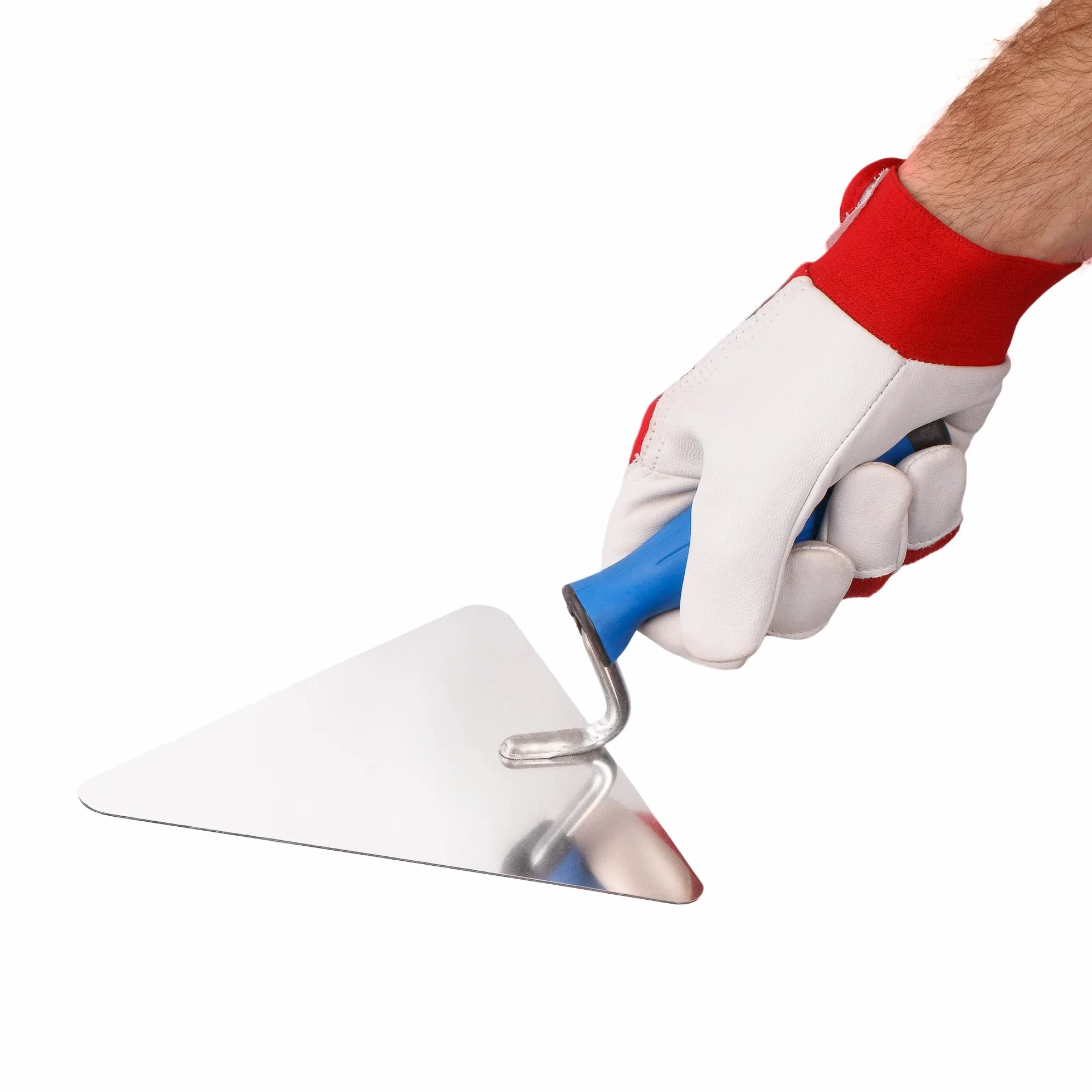 Kielnia trójkątna ze stali nierdzewnej Mivos Berliner 180 mm do prac murarskich