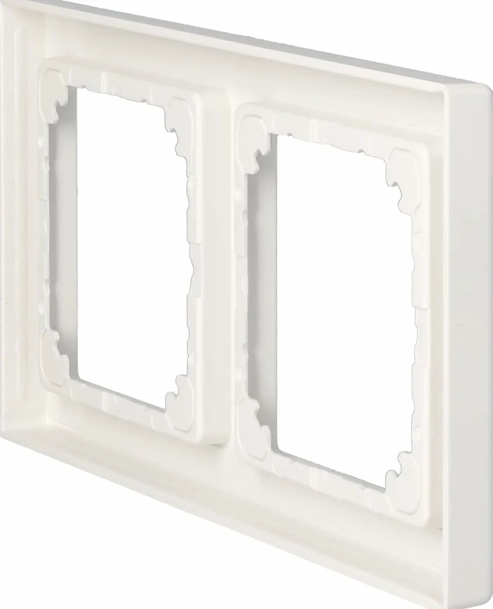 Schneider Electric Merten M-Smart ramka 2-krotna biała polarna błyszcząca 8,1 cm x 14 cm