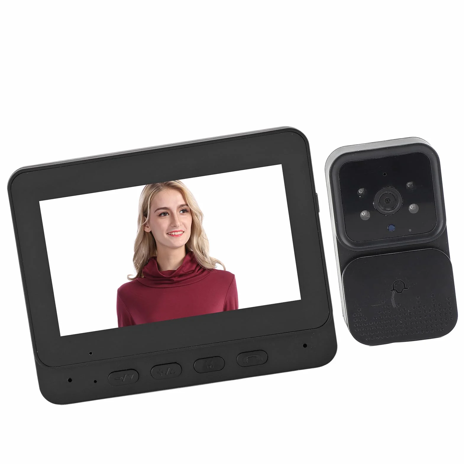 Bezprzewodowy wideodomofon WiFi Vsion z kamerą 1080P, dwukierunkowy domofon do mieszkań