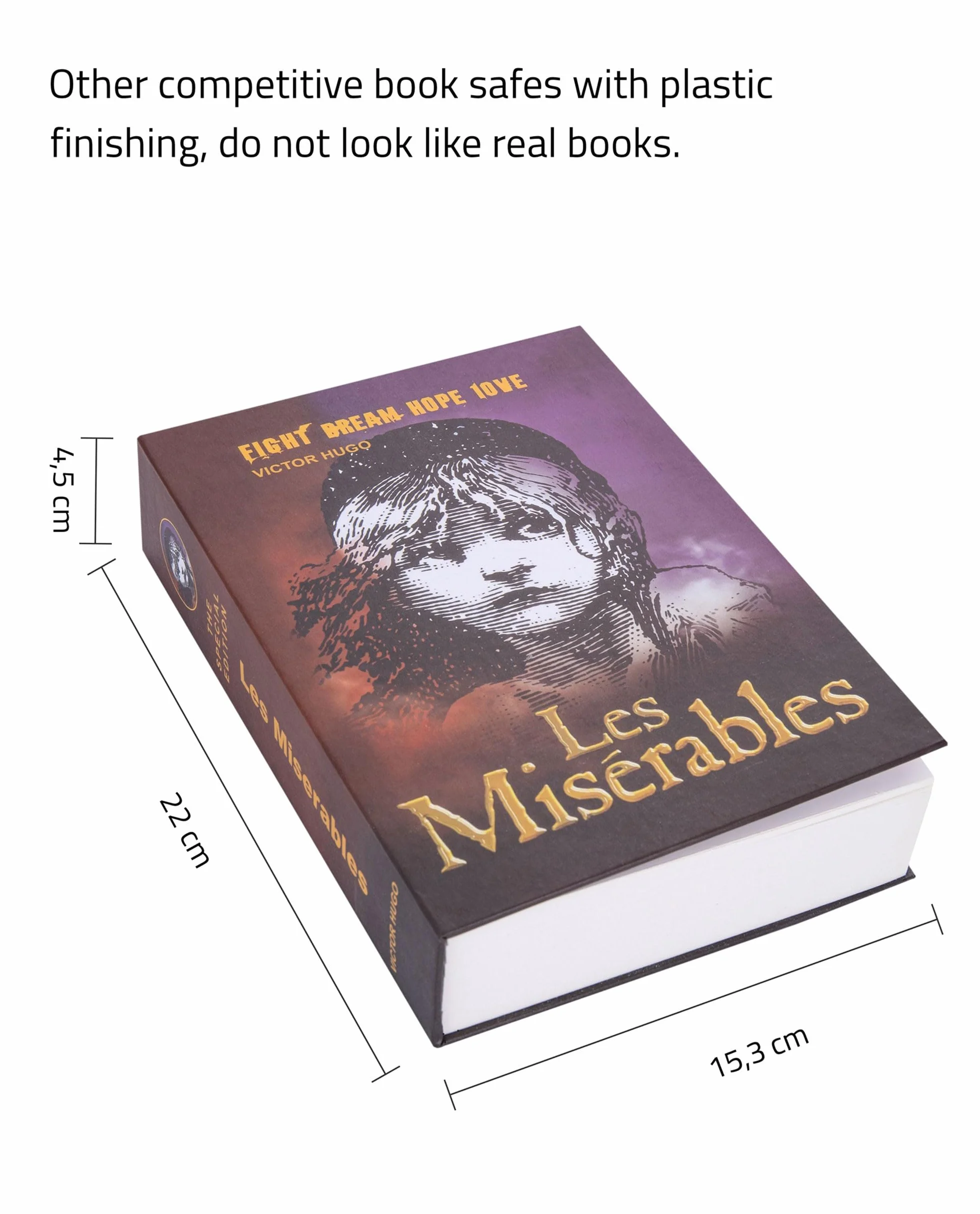 Secret Book Safe Box książka-sejf z zamkiem kasetka na pieniądze