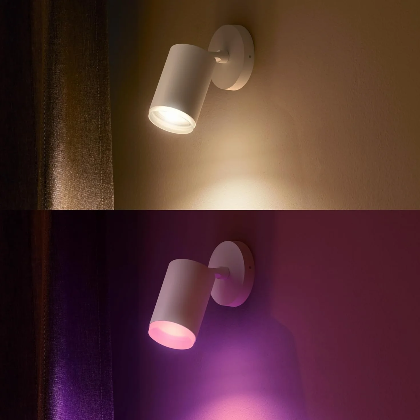 Philips Hue White & Colour Ambiance Fugato Spot 1 flg. wit 1x350lm dimbaar 16 miljoen kleuren kompatybilny z Amazon Alexa