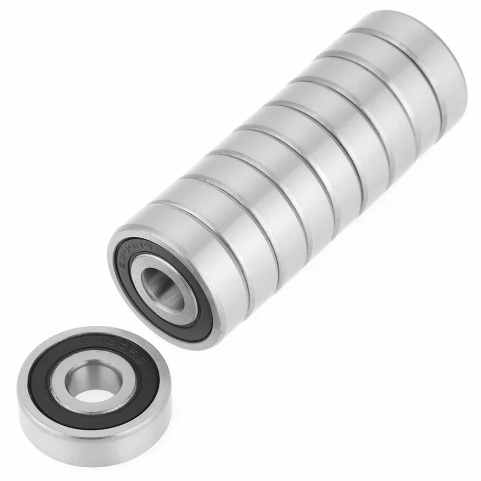 Łożysko kulkowe 6200-2RS 10x30x9 mm gumowa uszczelka miniaturowe łożysko
