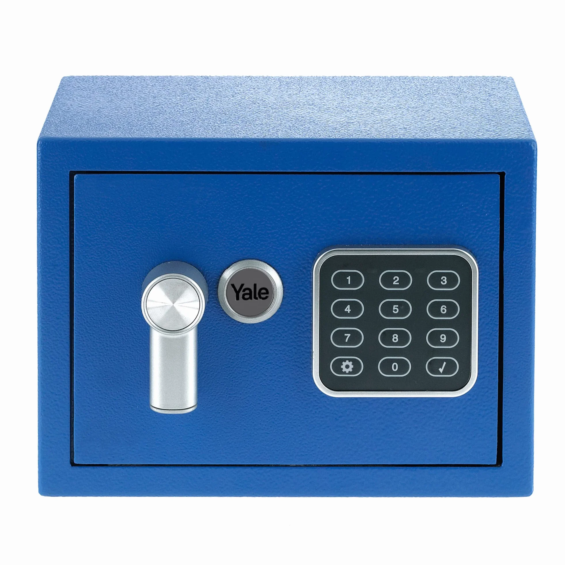 Yale Sejf Podstawowy Meblowy Mini - Sejf Domowy - Niebieski - YSV/170/DB2/B