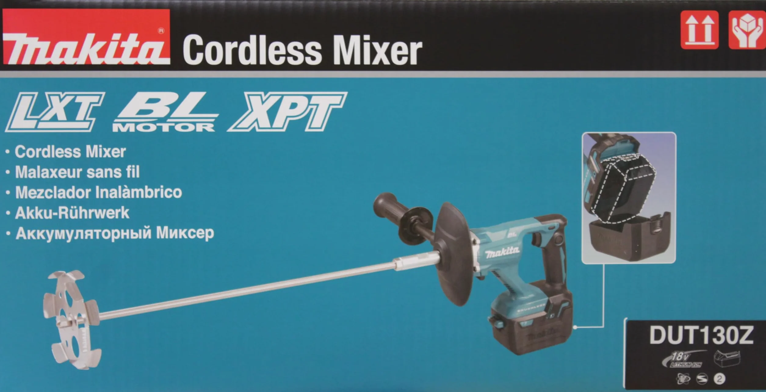 Makita DUT130Z 18V Li-ion LXT Bezszczotkowy Mikser w Torbie