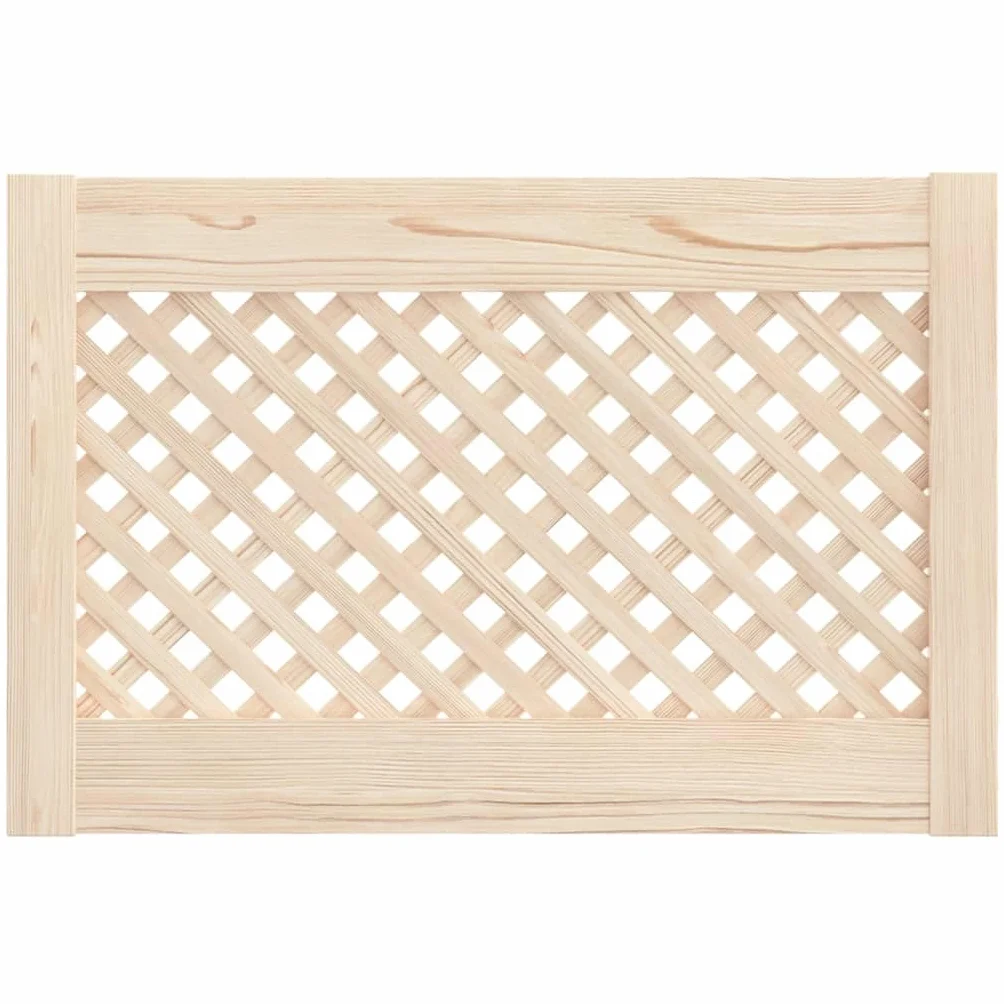 vidaXL Drzwiczki do szafki z kratką 59,5x39,5 cm sosnowe 2 szt.