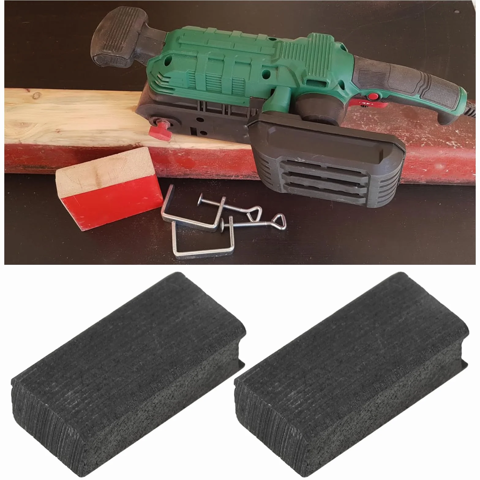 Szczotki węglowe do szlifierki taśmowej Parkside PBS 900 C3 5×8×15,5 mm 2 pary