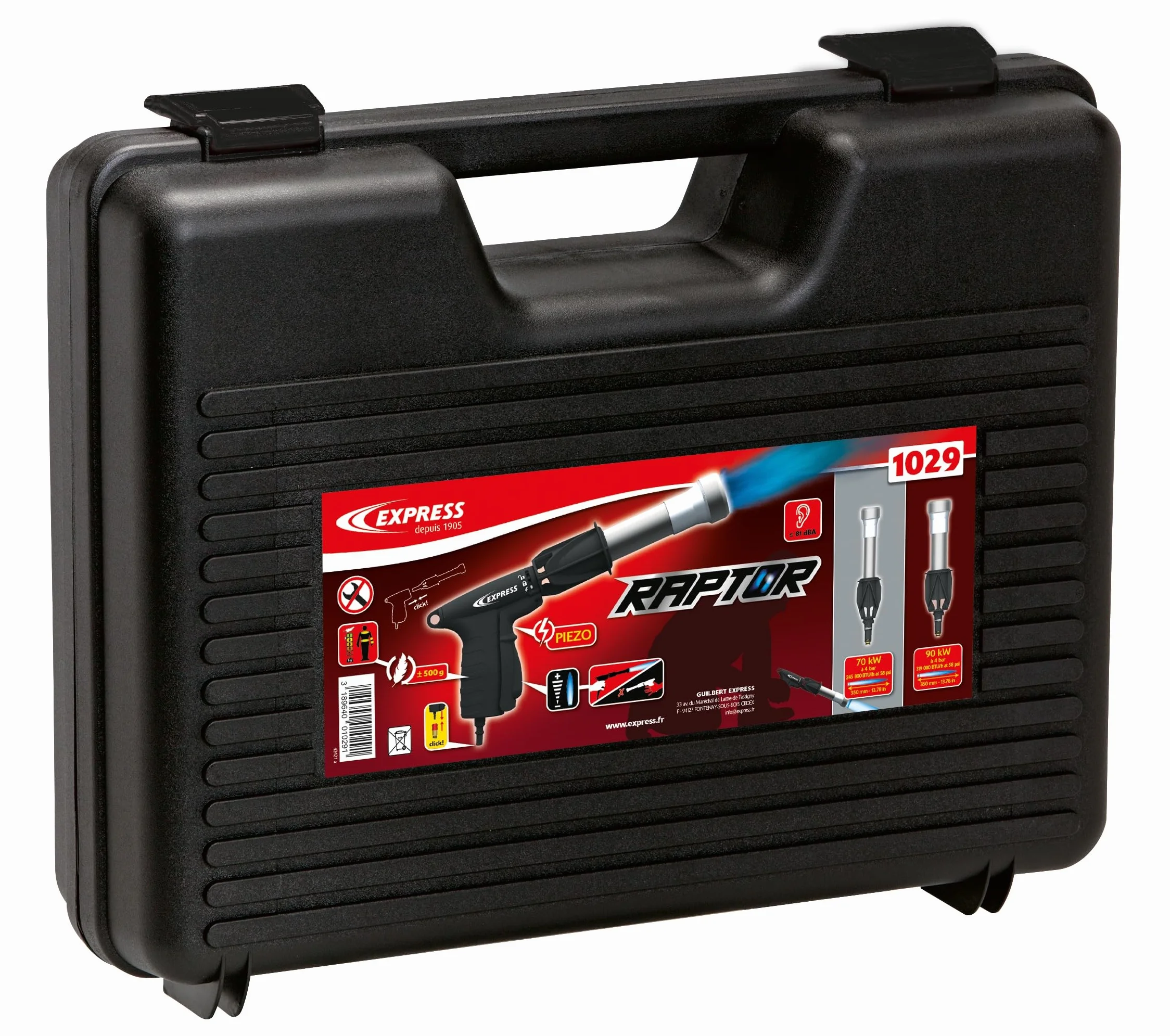 Palnik uszczelniający Raptor 1029 Express 90 kW 70 kW zapłon piezo