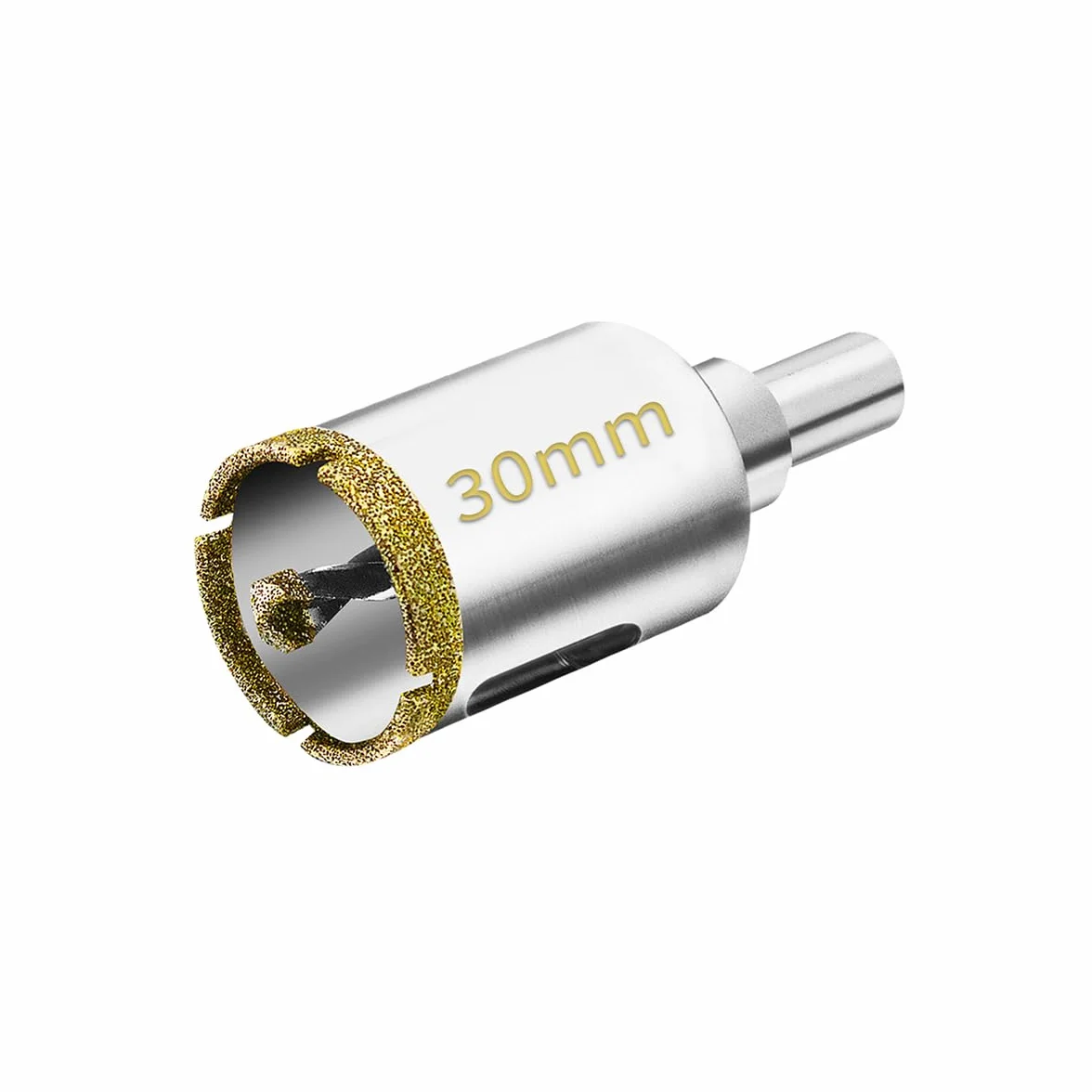 Diamentowa otwornica 30 mm z wiertłem centrującym do szkła, płytek, ceramiki, marmuru