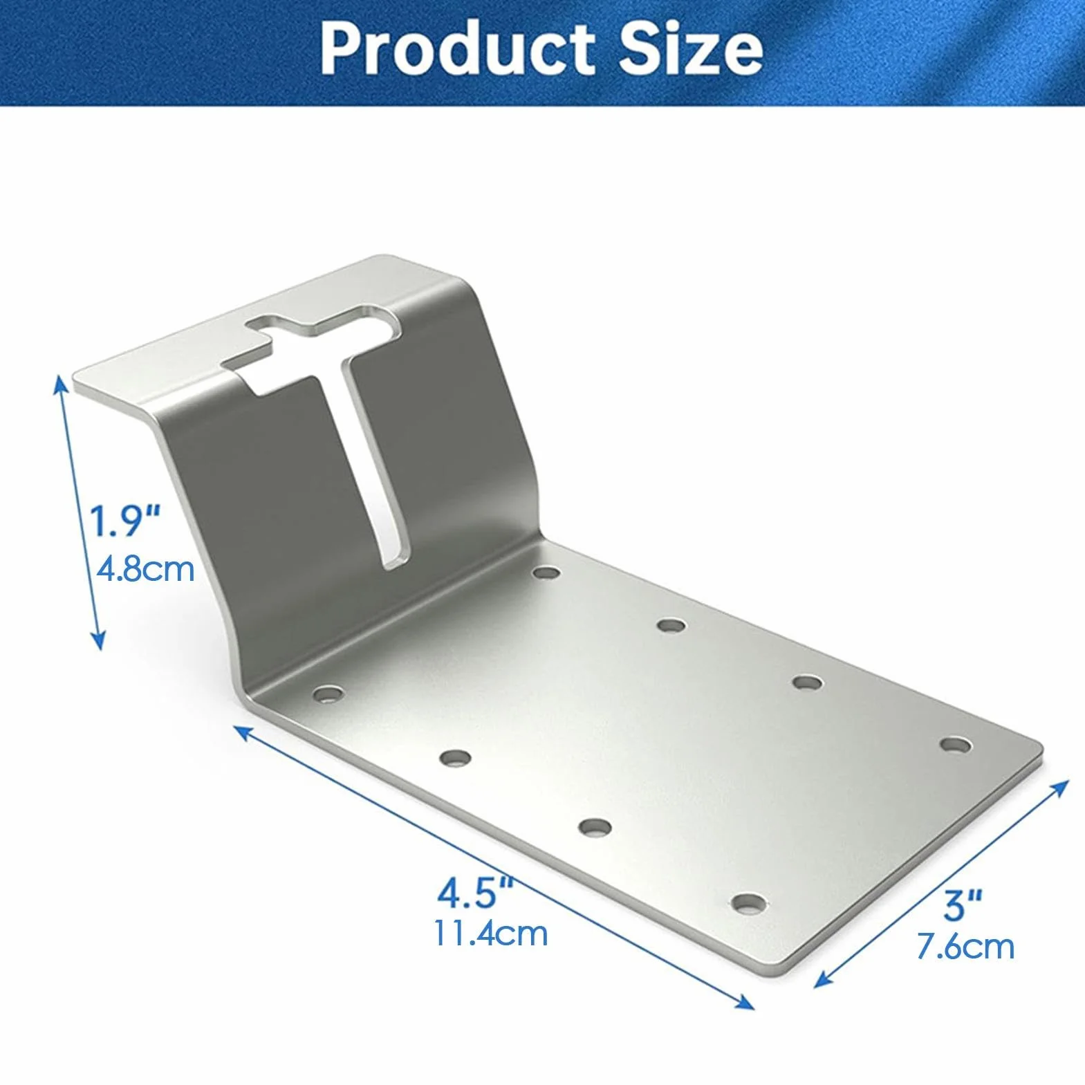T Post Target Hanger Wspornik 7.6 cm Mocowanie Słupka T do Drewna