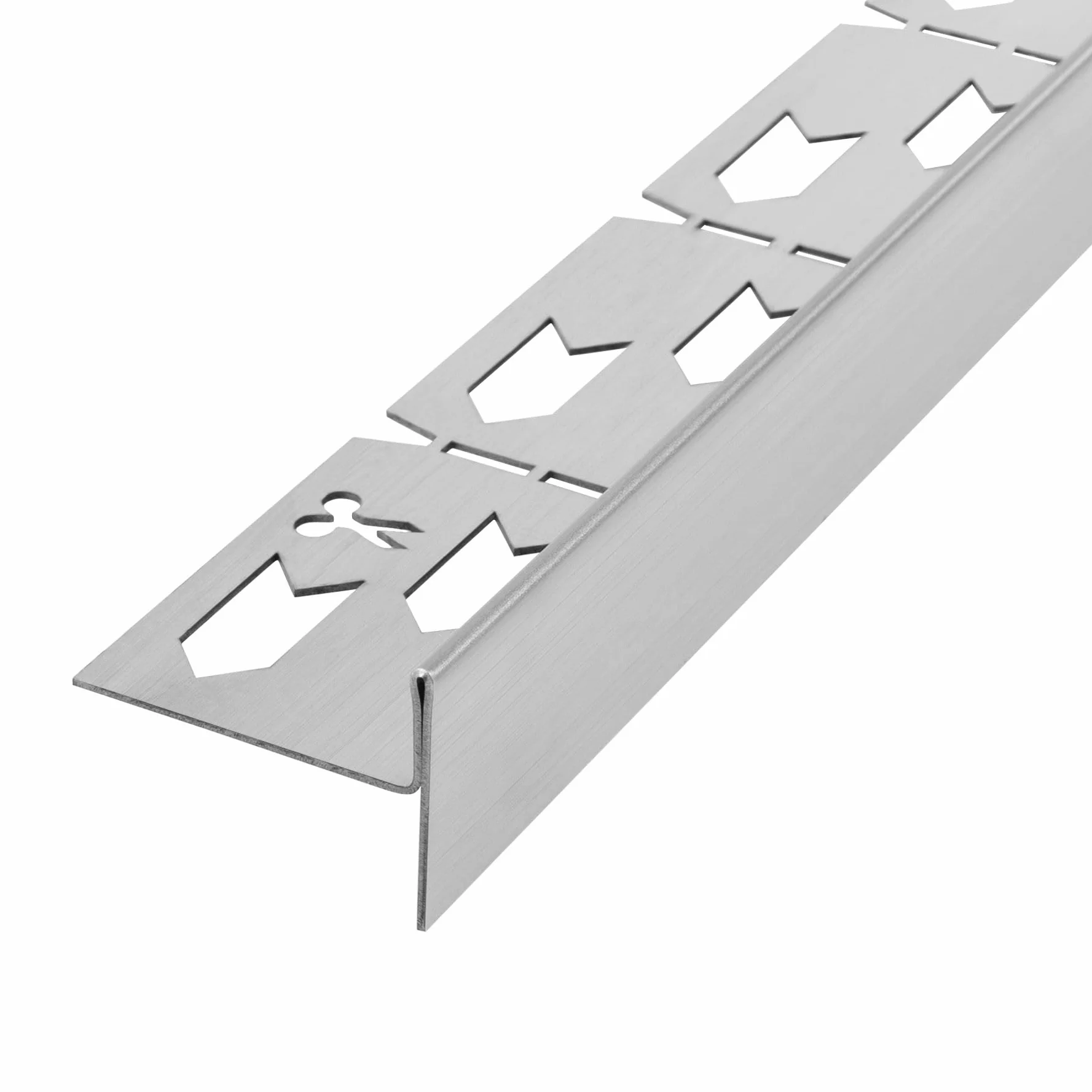 Listwa spadkowa do brodzika Rea 100 cm Nikiel Szczotkowany 100x3,7x2,2 cm