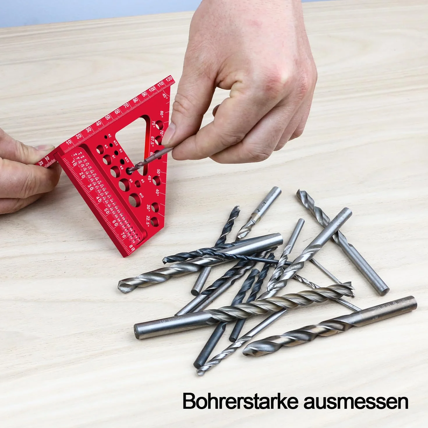 Wielofunkcyjny kąt nachylenia 3D, 22,5-90, ze stopu aluminium, precyzyjne narzędzie pomiarowe