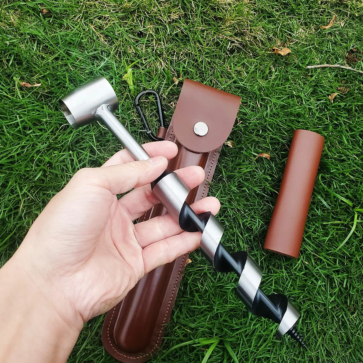 Przedłużony klucz ślimakowy ręczny Scotch Eye narzędzie survivalowe bushcraft na kemping
