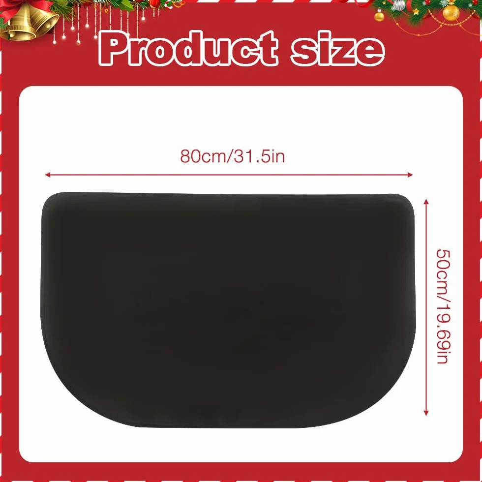 ognioodporna podkładka do pieca, 50 x 80 cm osłona przeciw iskram rozpryskowym dla kominka, ognioodporna mata do kominka, mata termochronna, mata przeciwpożarowa odporna na wysoką temperaturę