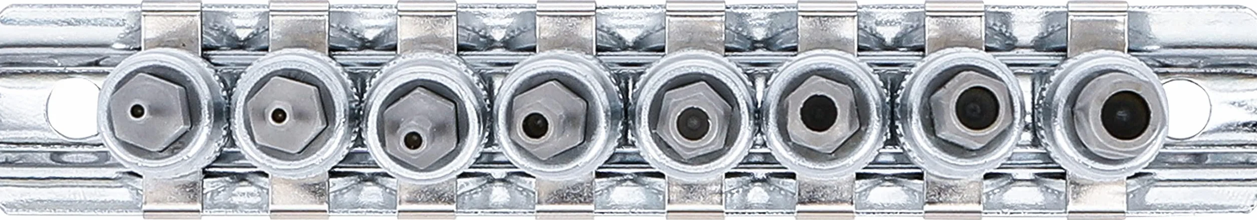 BGS 5156 Zestaw nasadek do bitów napęd 6,3 mm (1/4") gniazdo sześciokątne z otworem 2 - 7 mm 8 szt.