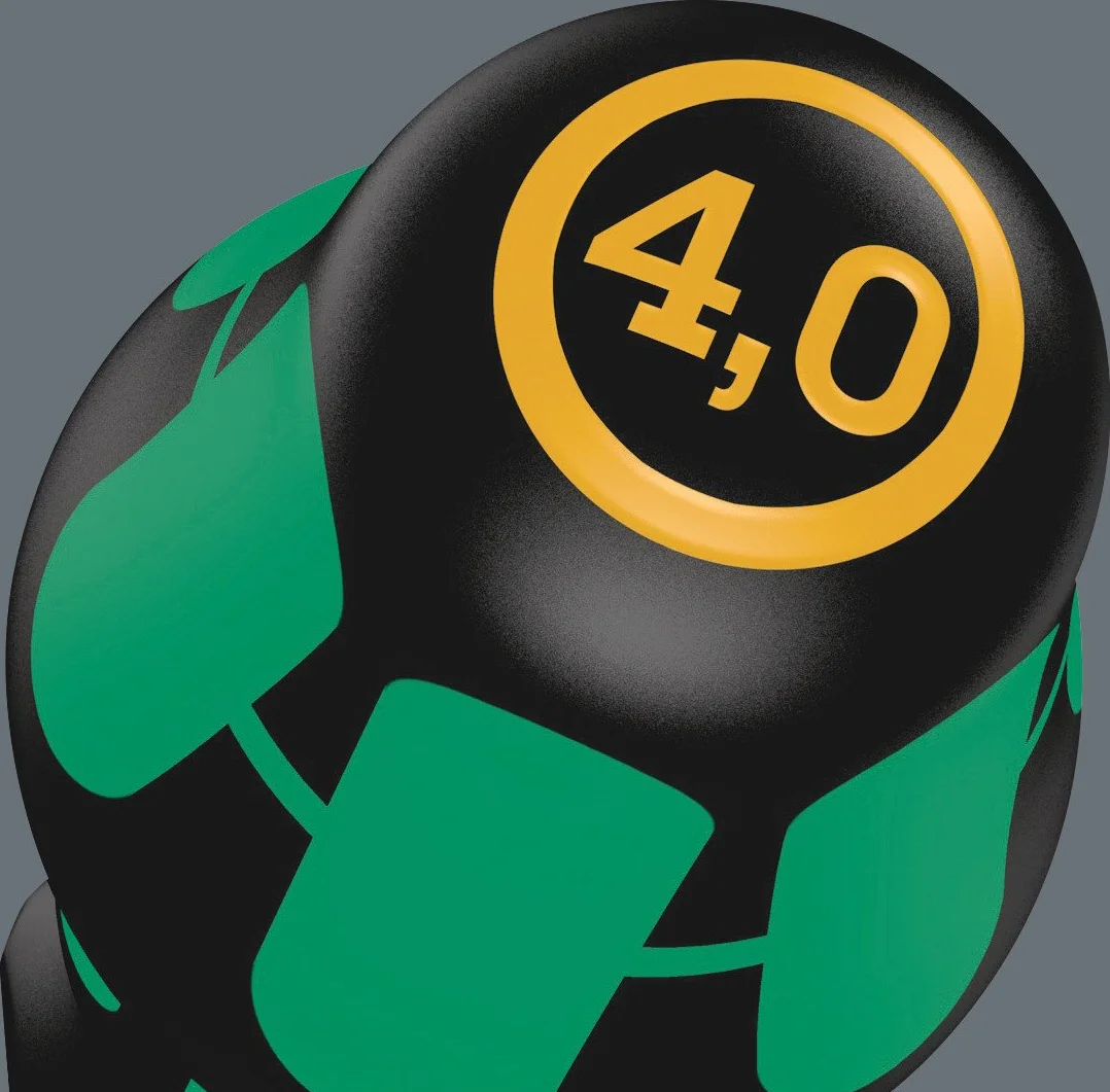 WERA Wkrętak 335 Kraftform Lasertip śrubokręt płaski 4x0,8x100mm