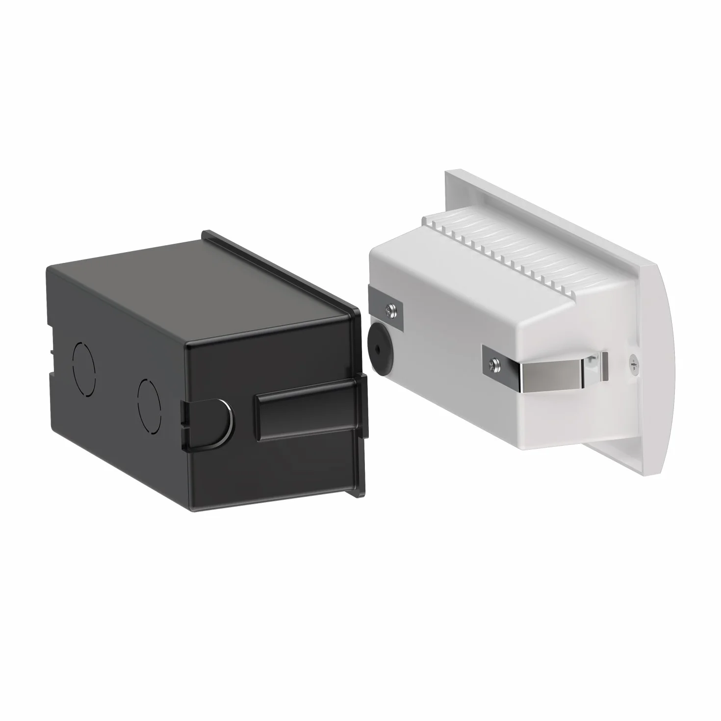 ledscom.de Lampa ścienna wpuszczana LED ZIBAL, downlight IP65 140x70mm 3,3W 209lm ciepła biel