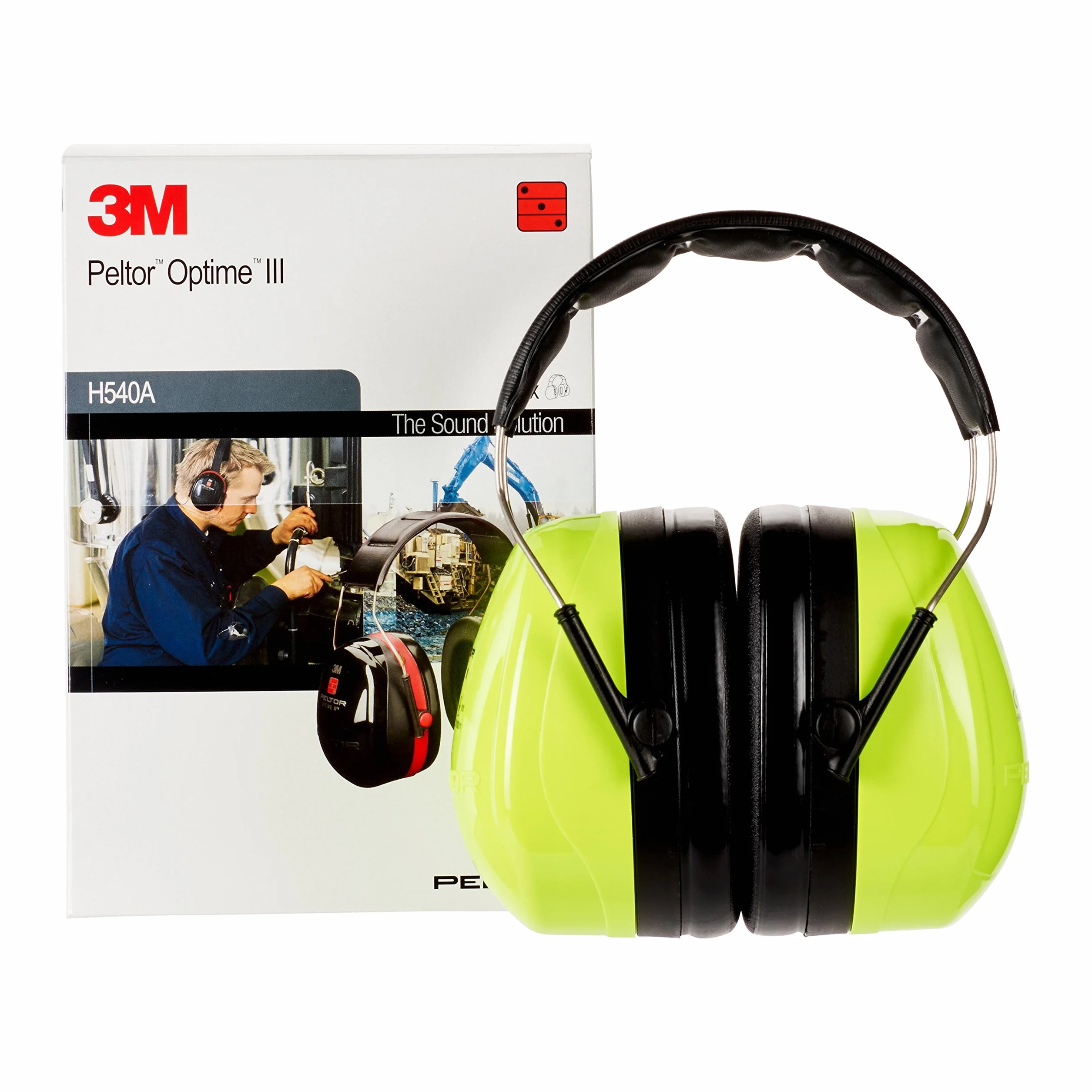 3M PELTOR Optime III nauszniki, opaska na głowę, 35 dB, Hi-Viz, H540A-461-GB