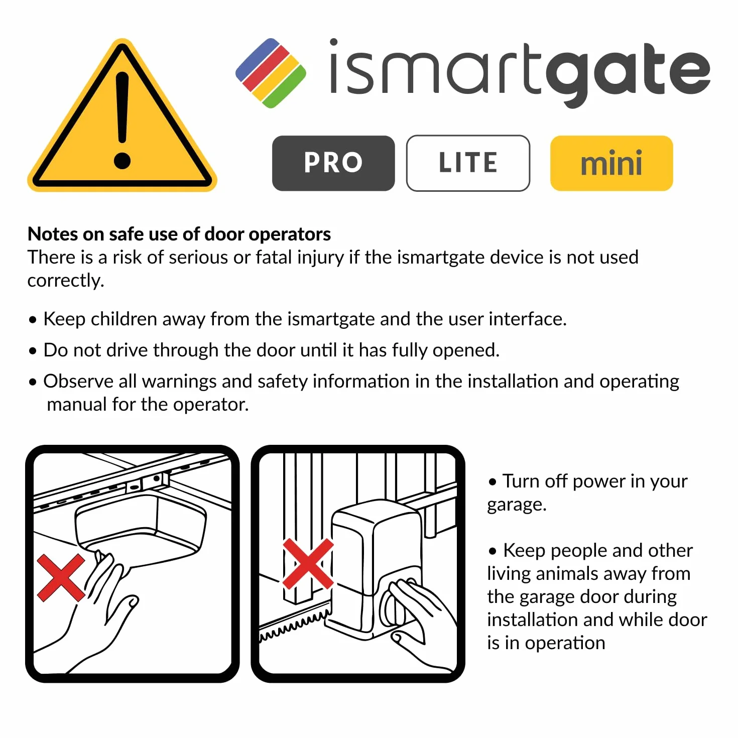 Ismartgate Mini Smart WiFi otwieracz do drzwi garażowych kompatybilny z Amazon Alexa