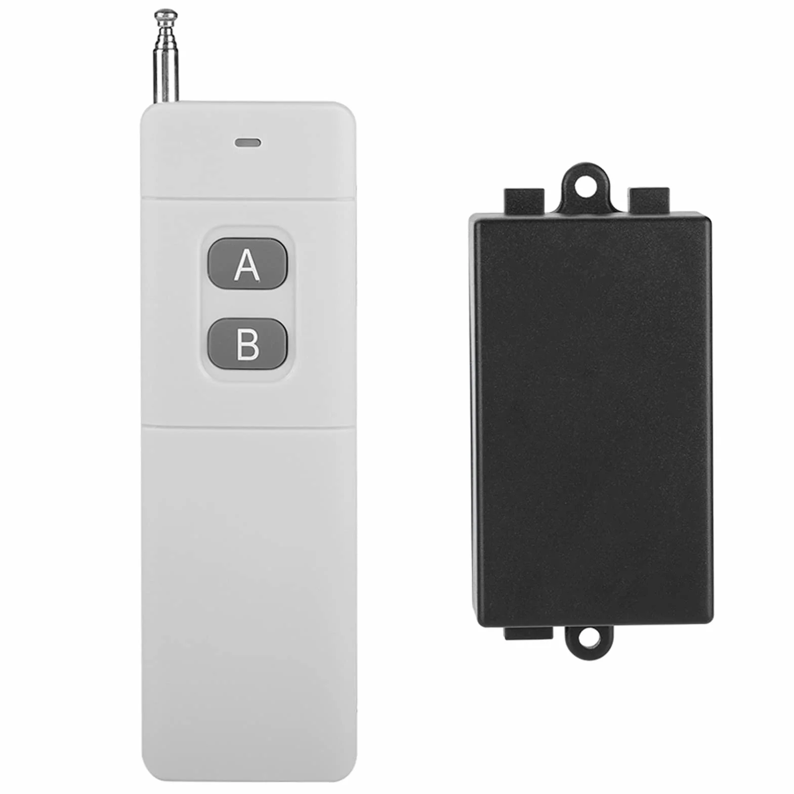 DC 12V 2CH RF Bezprzewodowy Przełącznik Zdalnego Sterowania System Nadajnik-odbiornik, Daleki Zasięg 3KM, Wysoka czułość, Wygodne Sterowanie, Idealny do Oświetlenia, Telewizorów,
