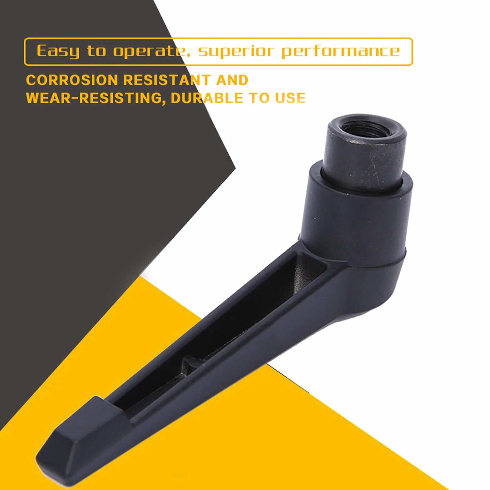 Regulowany Uchwyt Mocujący z Gwintem Żeńskim, Stal Nierdzewna, Czarny, M4/M5/M6/M8/M10/M12, 50-95mm, 4 Sztuki, do Maszyn Pakujących i Obrabiarek