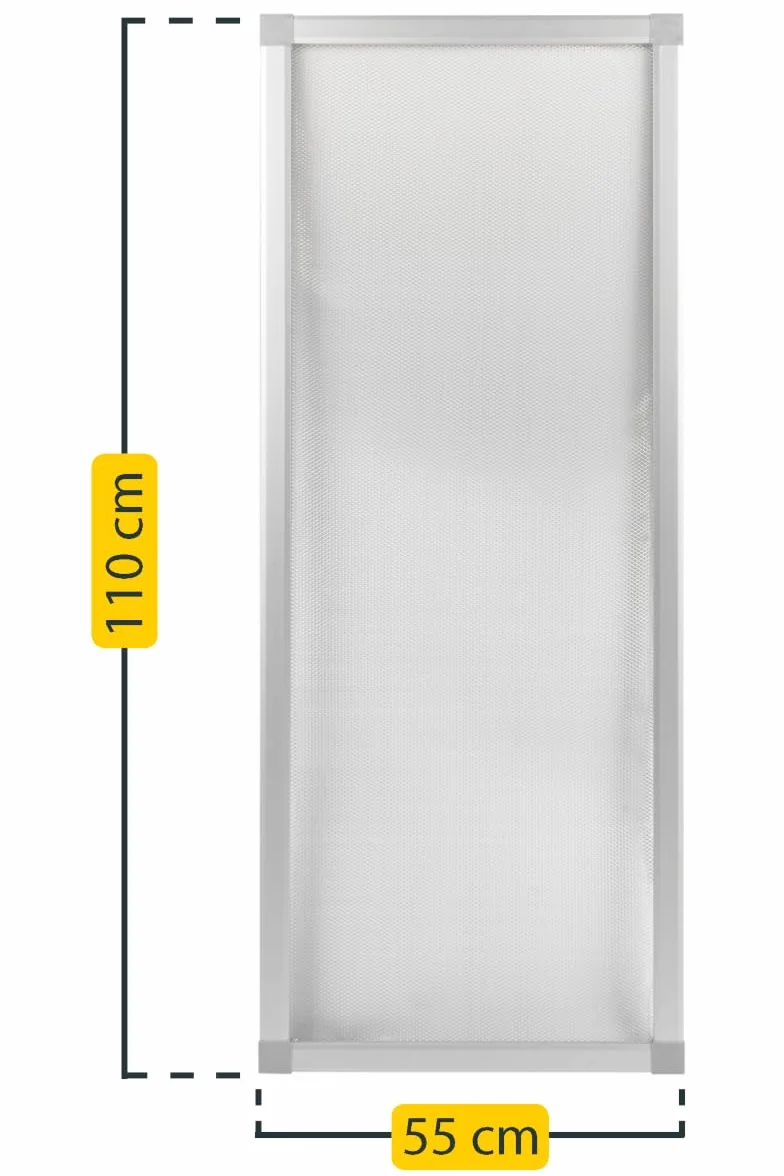 Schellenberg 50364 osłona szybu świetlnego aluminiowa rama 55 x 110 cm
