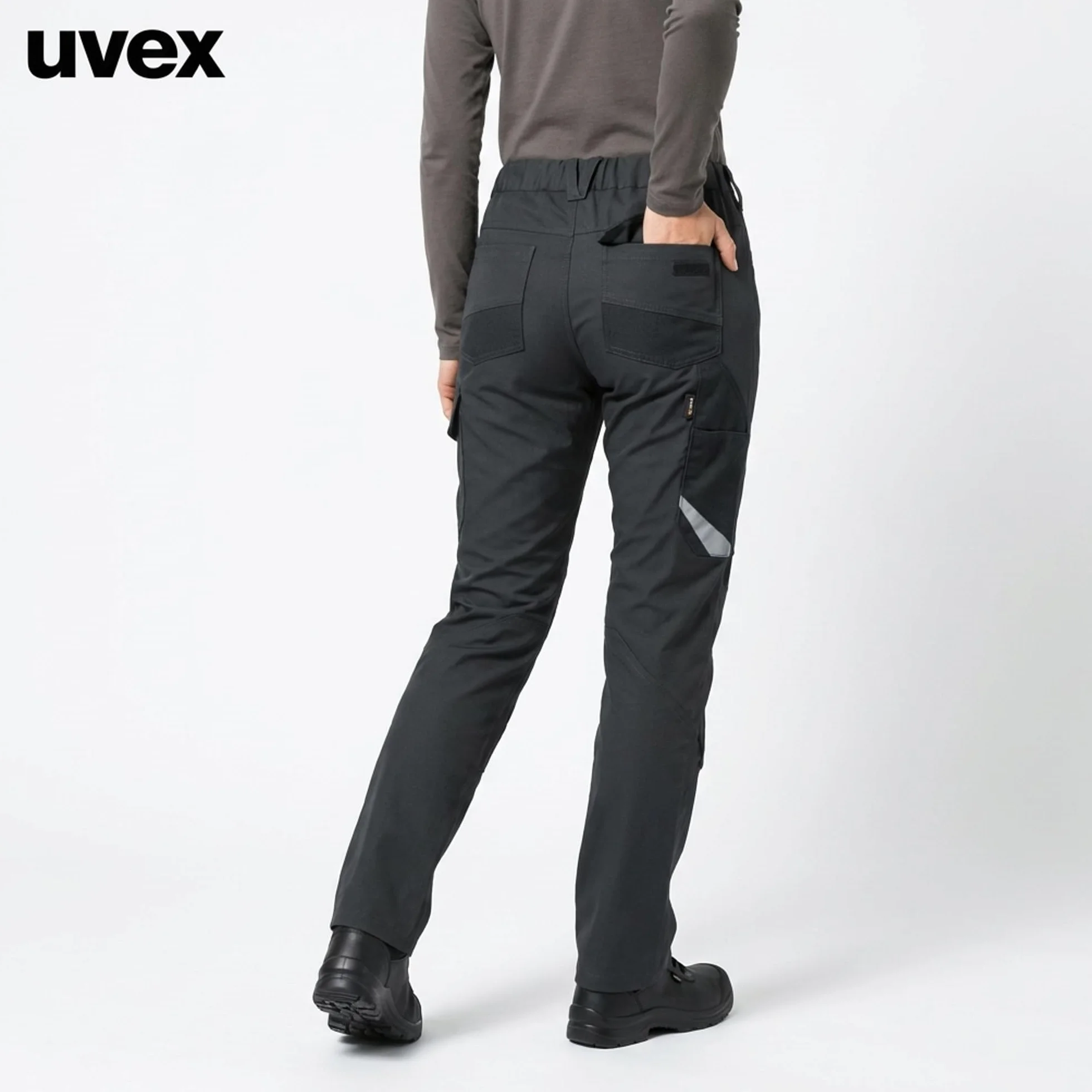 Uvex suXXeed Industry damskie spodnie robocze stretch kieszenie na kolanach