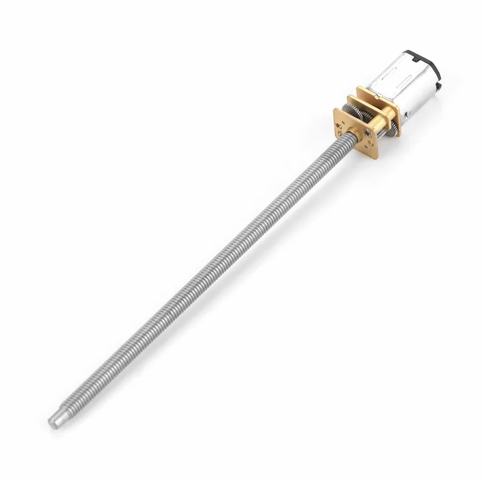 Silnik Redukcyjny DC 6/12V Mikrosilnik Elektryczny 30 RPM z Długim Wałem M4x100mm do RC Pojazdów
