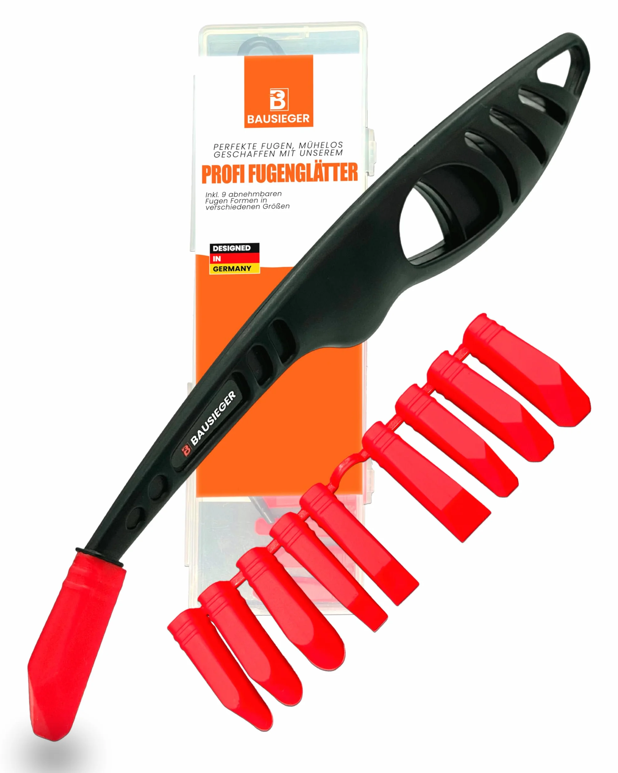 BAUSIEGER ściągaczka silikonowa do fug Multitool 9 form