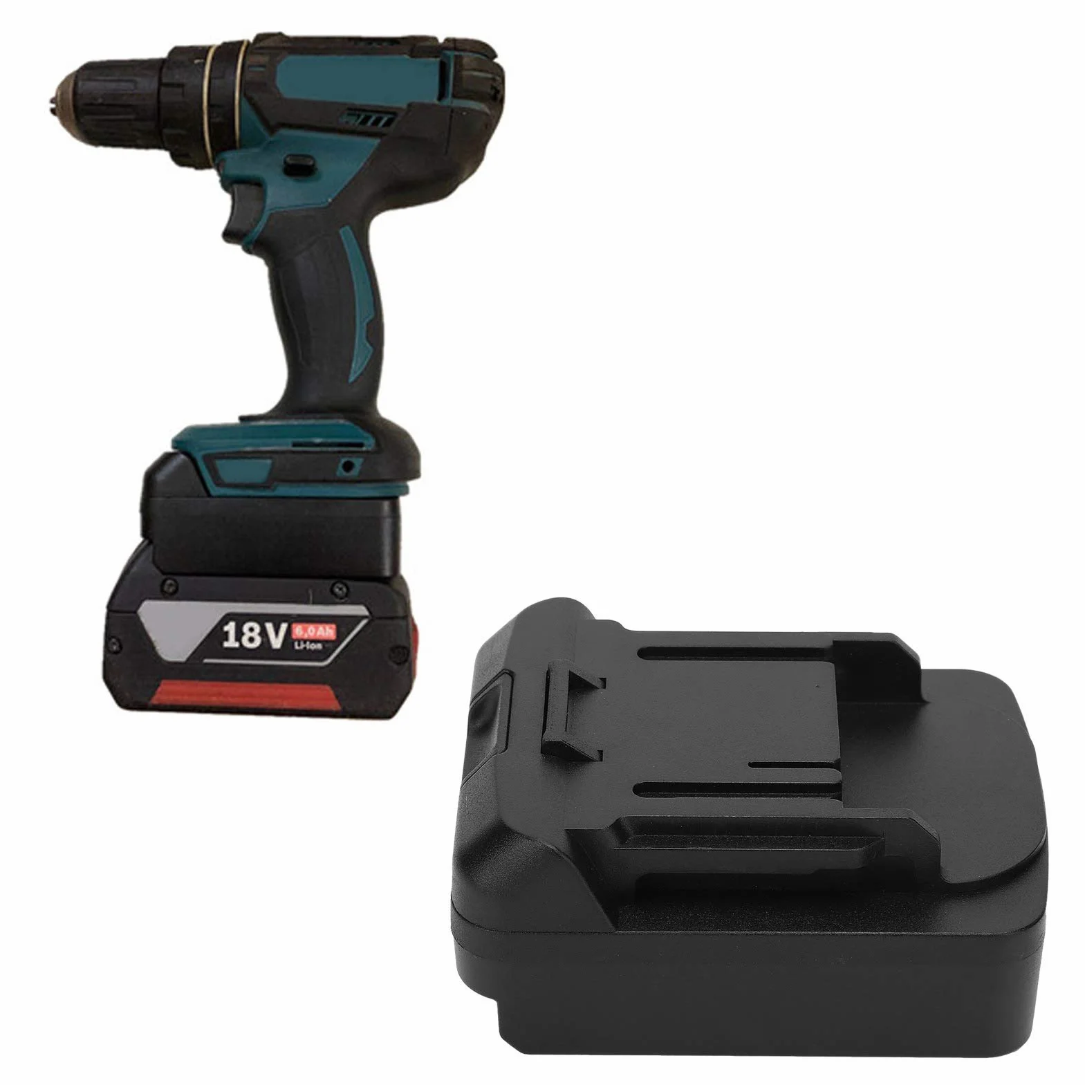 Adapter akumulatora konwerter 18V BAT 18VBL18 Series narzędzie blacha stalowa niklowana
