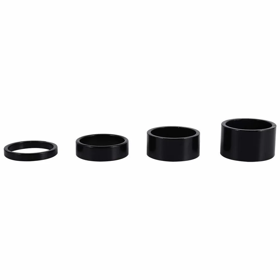 Dioche Słuchawki Spacer 4 Kolory 4 Sztuk/zestaw 5mm / 10mm / 15mm / 20mm Ze Stopu Aluminium Przekładka Rowerów Przednie Łodygi Widelec Pralka