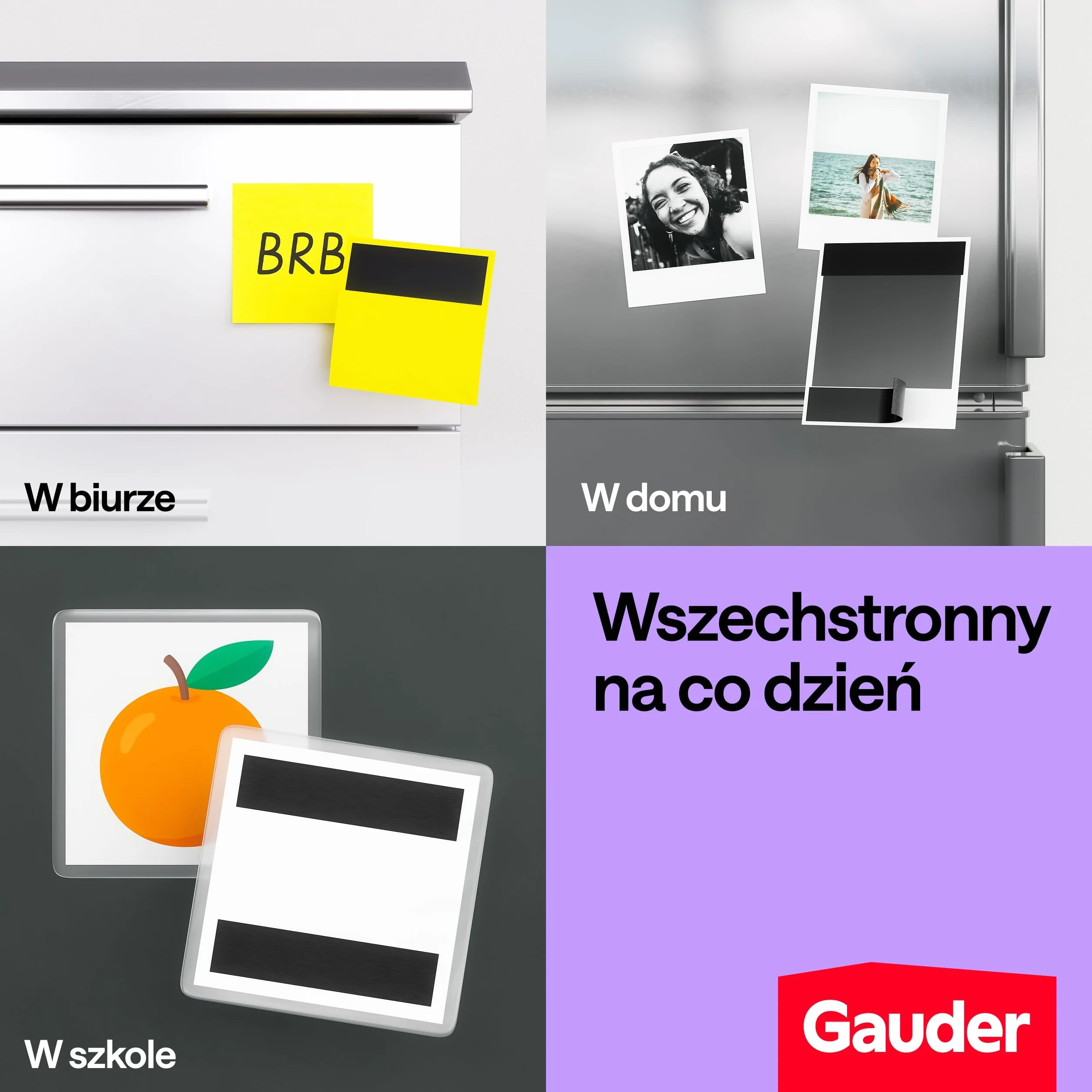 GAUDER Taśma Magnetyczna z Dyspenserem 6m x 19mm