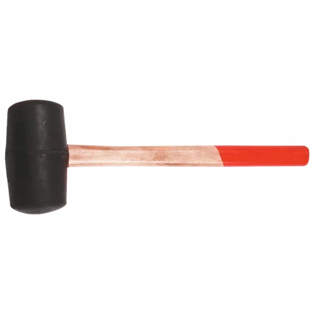 Młotek gumowy 350 g, 55 mm, drewniany trzonek Top Tools